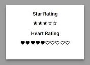 Minimal Rating Plugin With jQuery And Material Icons - star.rating.js