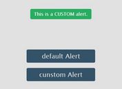 Minimal jQuery Alert Box Plugin with CSS3 Animations - Simple Alert