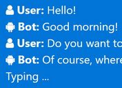 Minimal jQuery Based Chat Simulator - FakeChatBot