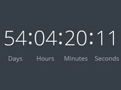Minimal jQuery Countdown Plugin with Custom Timezone - Countdown Clock