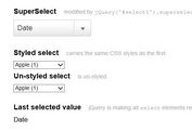 Minimal jQuery Select Box Replacement Plugin - Super Select