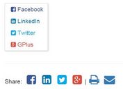 Minimal jQuery Social Sharing Plugin - BEShare