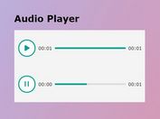 Minimalist Custom Audio Player With jQuery - Audio.js