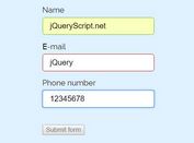 Minimalist HTML5 Form Validation Plugin For jQuery - validateMe