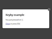 Minimalist Keypress Event Binding Plugin For jQuery - keyby