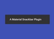 Minimalist Material Snackbar Plugin With jQuery - mSnackbar