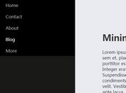 Minimalist Off-canvas Push Menu with jQuery and CSS3