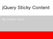 Minimalist jQuery Fixed Position Top Bar Plugin - Sticky