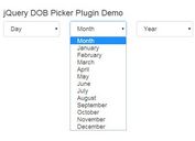 Minimalist jQuery Plugin For Birthday Selector - DOB Picker