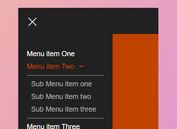 Mobile Accordion Menu With jQuery And CSS3