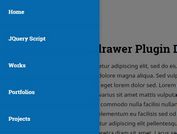 Mobile-friendly Drawer Navigation JavaScript Library - hy-drawer