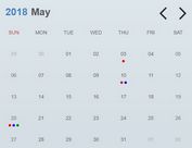 Minimal Monthly Event Calendar Plugin For jQuery - pbcalendar