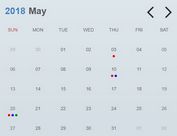 Minimal Monthly Event Calendar Plugin For jQuery - pbcalendar