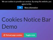 Multi-language Cookie Notice Bar Plugin - cookieBar