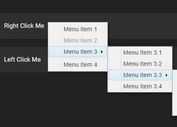 Customizable Multi-level Context Menu Plugin - jquery-menu.js