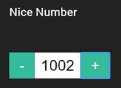 Number Input Spinner With jQuery - Nice Number