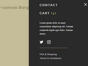 Modern Off-canvas Burger Menu With jQuery And CSS3
