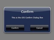 Old iOS Style Dialog Box Plugin For jQuery