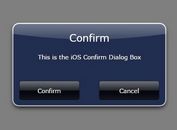 Old iOS Style Dialog Box Plugin For jQuery