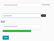 Simple Password Strength Meter For Bootstrap