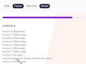 Queue, Pause, Resume Functions With jQuery - oknowthis.js