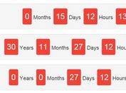 Plain Text Countdown Timer with jQuery and Moment.js - Countdown Clock