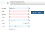 <b>Powerful & Responsive jQuery Step-By-Step Form Plugin - Ideal Forms 3</b>