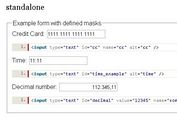 Powerful jQuery Text Input Mask Plugin - MeioMask