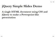 Powerpoint-like jQuery Full Page Slider Plugin - Simple Slides