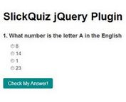 Pretty & Dynamic Quizzes Plugin - SlickQuiz