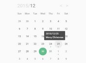 Pretty Event Calendar & Datepicker Plugin For jQuery - Calendar.js