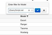 Pretty Table Filter Plugin With jQuery and Bootstrap - Filterable