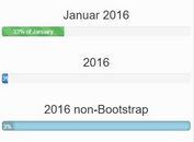 Progress Bar Style Date Range Indicator Plugin with jQuery  - daterangeBar