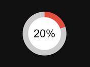 Animated Radial Progress Bar With jQuery And CSS3