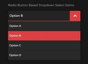 Radio Button Based Dropdown Select with jQuery and CSS3 - Dropp