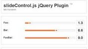 Simple Range Input Slider Plugin - slideControl