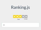 Custom Rating Control Plugin For jQuery - Ranking.js