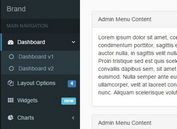 Responsive Admin Sidebar Menu Plugin With jQuery - sidebar-nav