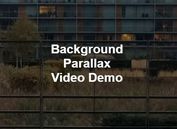 Responsive Background Video Plugin With Parallax Effect - backgroundVideo