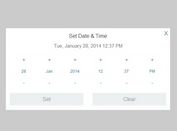 Responsive Flat Date & Time Picker with jQuery DateTimePicker Plugin