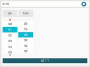 Responsive Hour & Minute Picker Plugin For jQuery - hr-timePicker