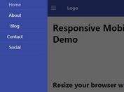 Responsive Mobile Off-canvas Menu with jQuery and CSS3