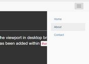 Responsive Off-canvas Sidebar Plugin For Bootstrap - sidebar.js