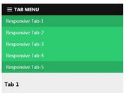 Responsive Tab Control Plugin with jQuery and CSS