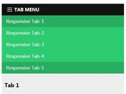 Responsive Tab Control Plugin with jQuery and CSS