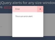 Simple Responsive jQuery Alerts For Any Screens - Simplert