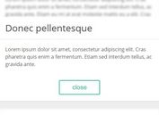 Responsive jQuery / CSS3 Modal with Blurred Background