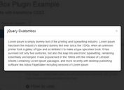 <b>Responsive jQuery Modal Window Plugin with CSS3 Transitions - Custombox</b>