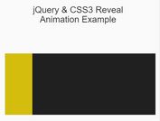 Awesome Reveal Animation With jQuery And CSS3