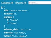 Searchable And Collapsible JSON Viewer With jQuery - jsonbrowser.js